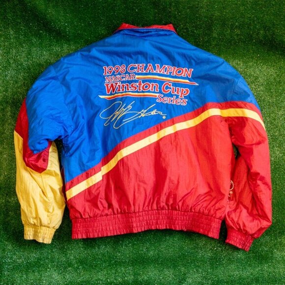 JEFF GORDON VINTAGE CHASE AUTHENTIC 1998 NASCAR WINSTON CUP CHAMP BOMBER SIZE XL - Picture 7 of 8